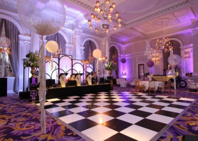 black and white dance floor hire Sussex