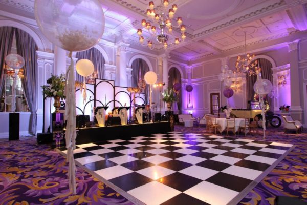 black and white dance floor hire Sussex