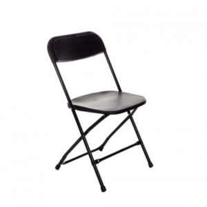 Black folding chair hire London