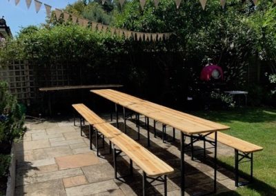 beer bench hire London