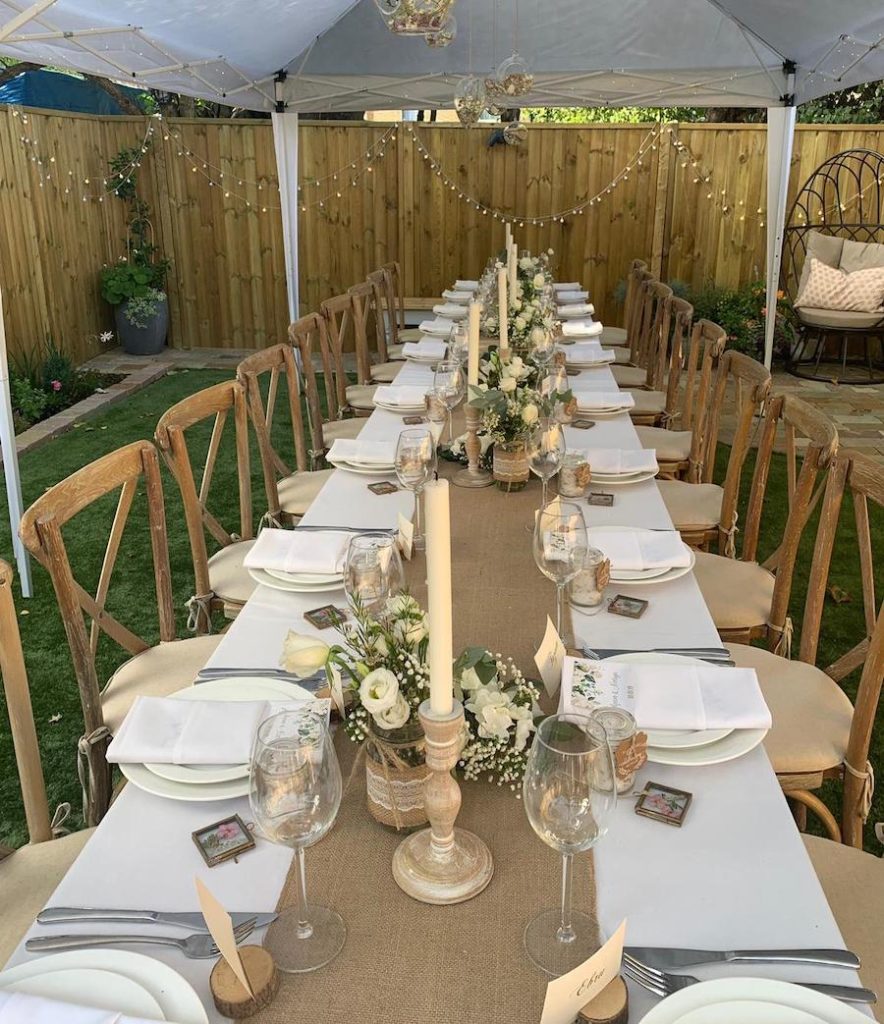 Cross Back Chair Hire London Kent Surrey Sussex Hampshire Rustic