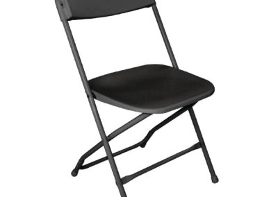 Black folding chair hire London